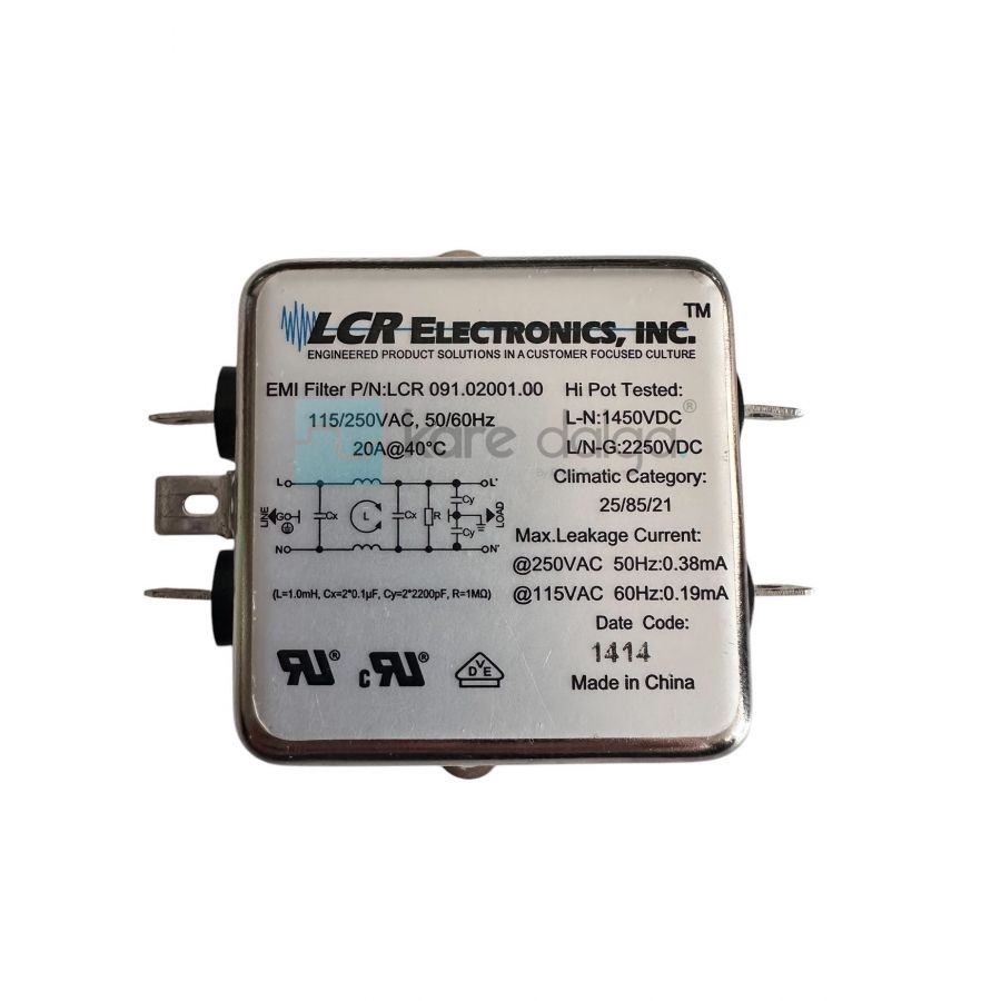 LCR Elektronik EMI Filtre Tek Fazlı 091.02001.00