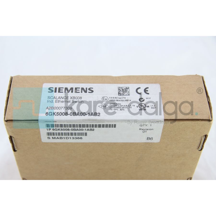 Siemens Scalance XB008 6GK5008-0BA00-1AB2 Ethernet Switch