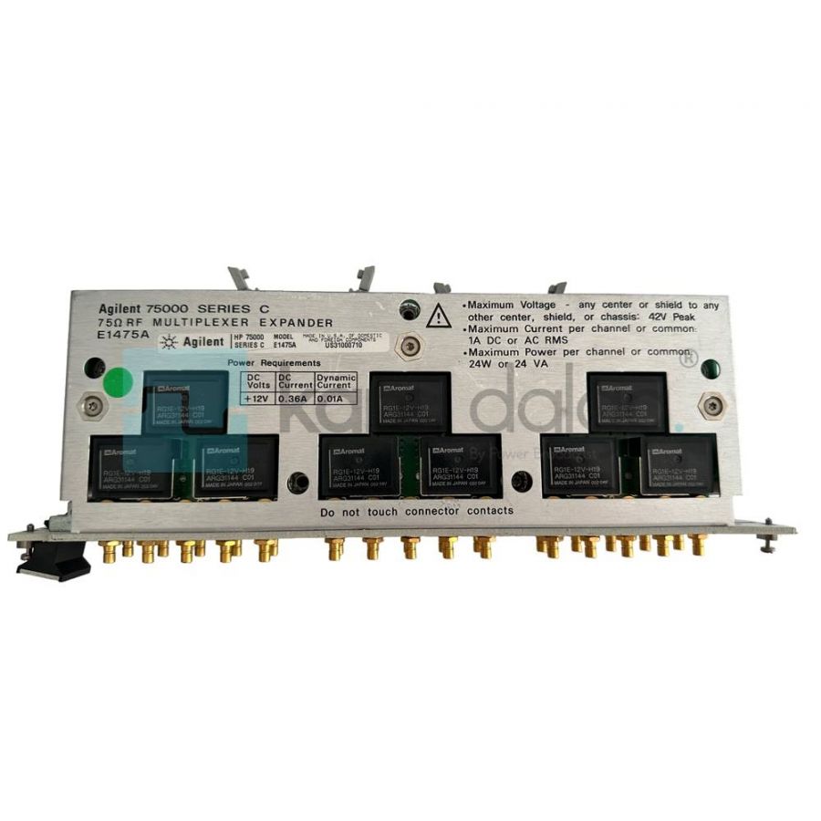 Agilent E1475A Serıes C 75 Ohm  RF Multiplexer Expander Module
