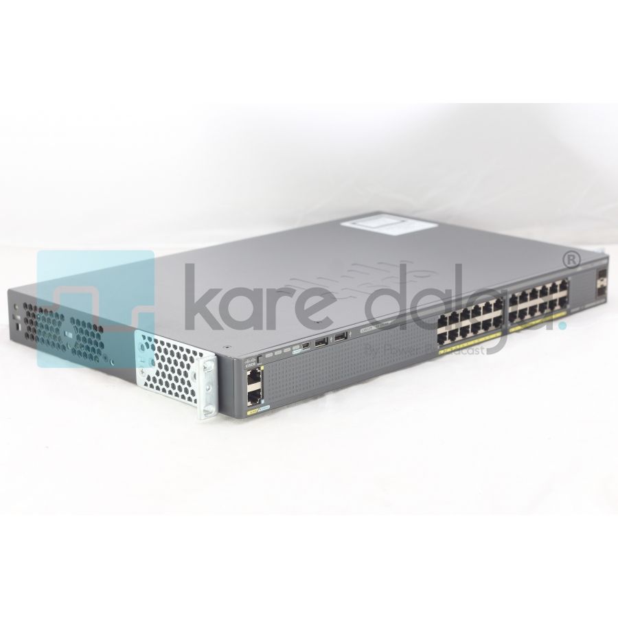 Cisco WS-C2960X-24TS-LL V02 24 Bağlantı Noktalı Lan Lite Switch