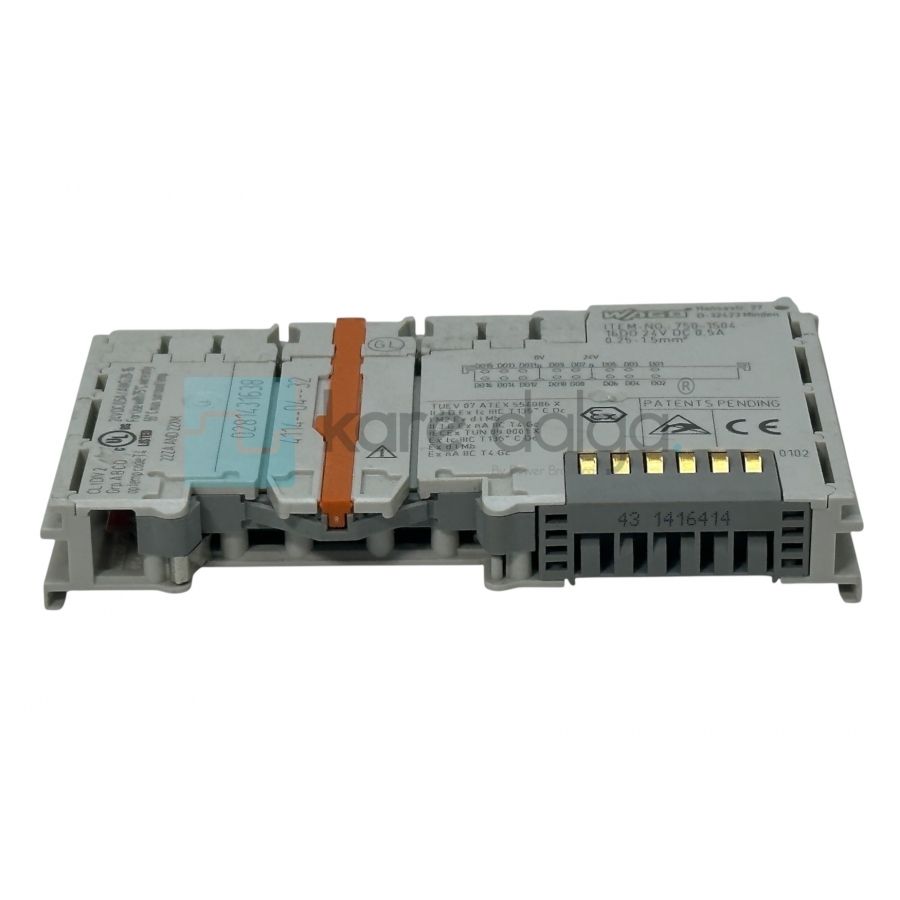 WAGO 750-1504 – 4-Kanallı 24 V DC Dijital Çıkış Modülü
