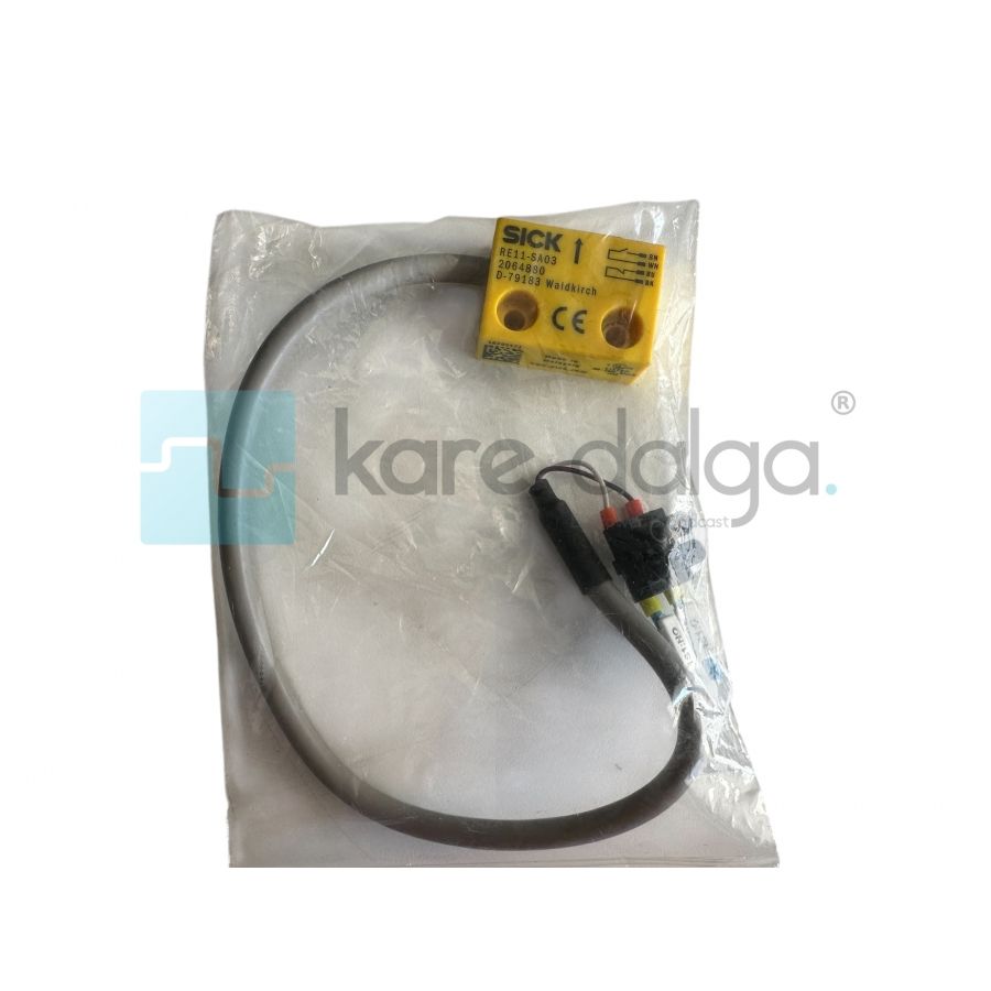 SICK RE11-SA03 Manyetik Güvenlik Anahtarı – 1NO+1NC, IP67, Temassız Tip