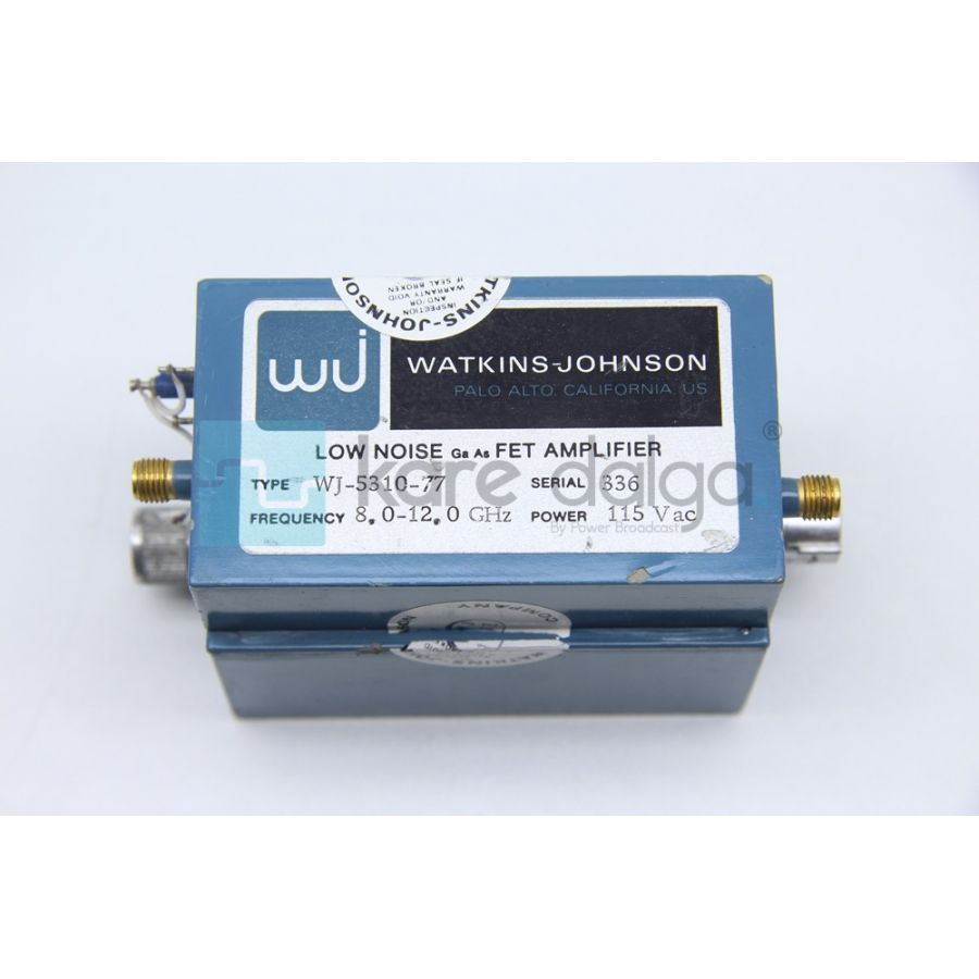 Watkins Johnson WJ-5310-77 8-12 GHz RF Amplifier