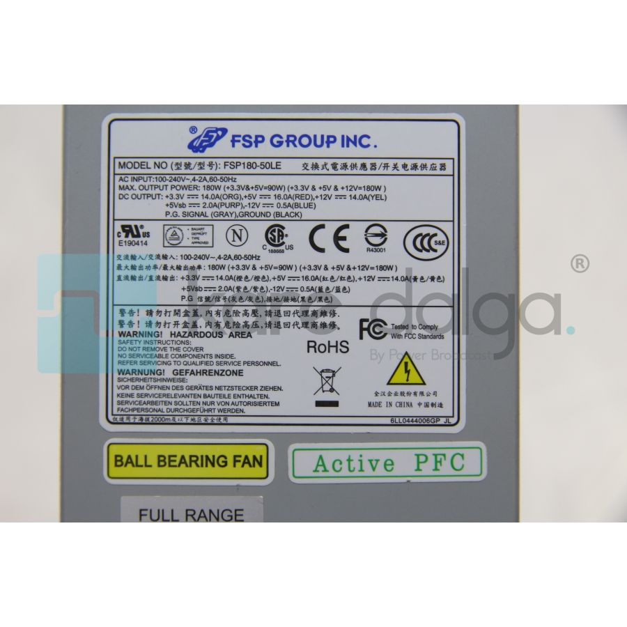 FSP Group FSP180-50LE 180W 20-pin Endüstriyel Flex ATX Güç Kaynağı