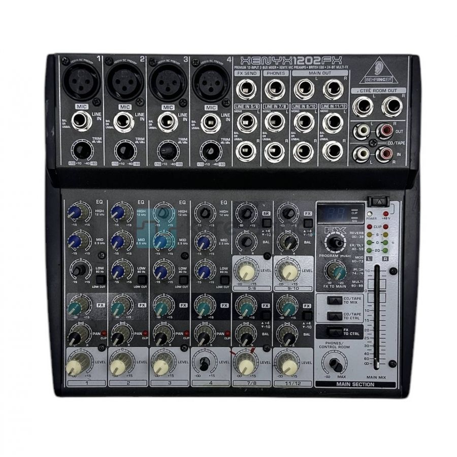 Behringer Xenyx 1202FX   12 Kanallı Efektli Ses Mikseri