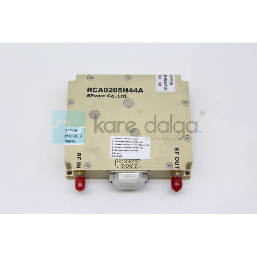  RFcore RCA0205H44A 200-500 Mhz Rf Amplifier