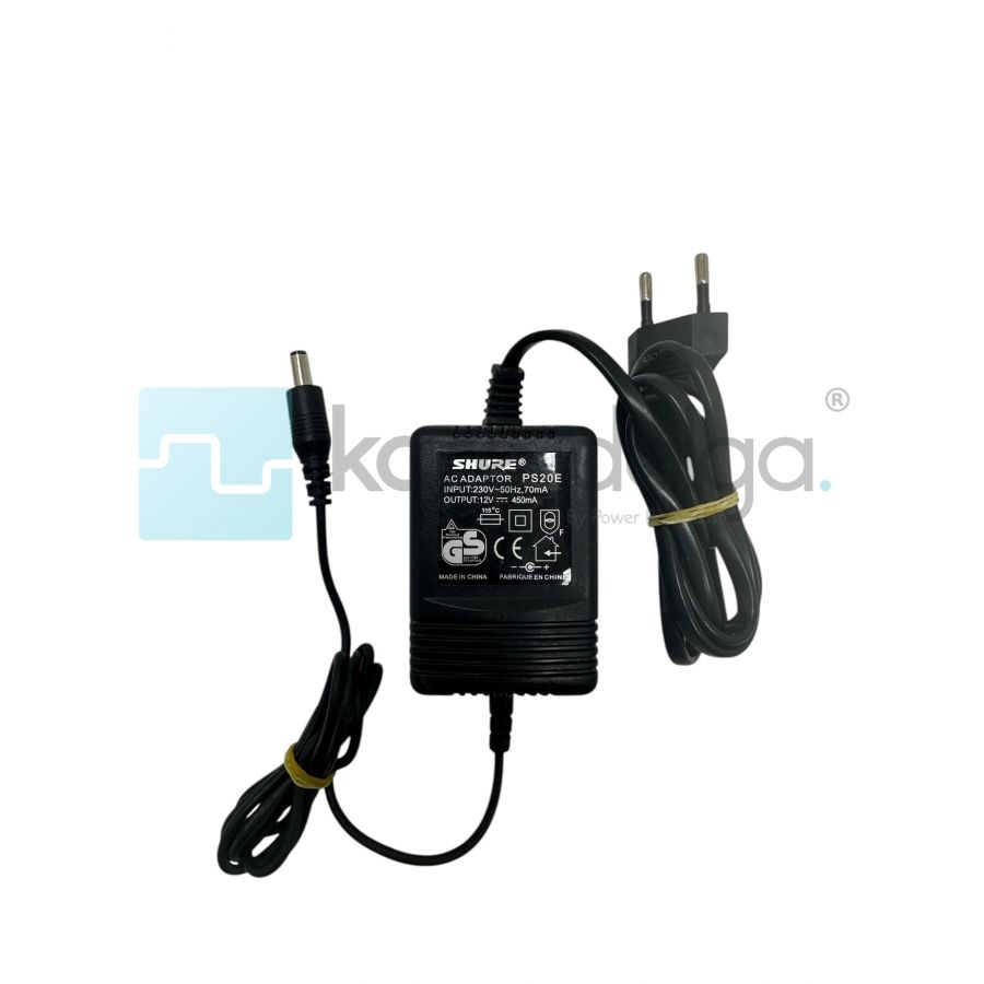 Shure PS20E Adaptör – 12V 450mA – Avrupa Fişli