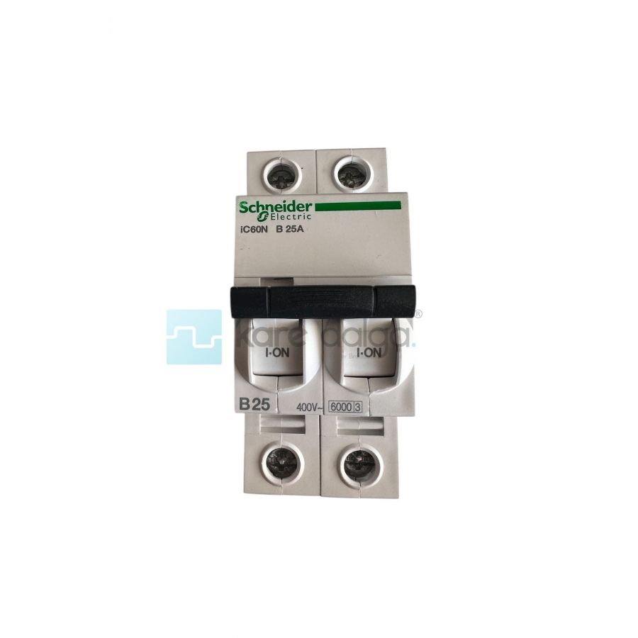 Schneider IC60N B25A Devre Kesici 2P 25A B Eğrisi