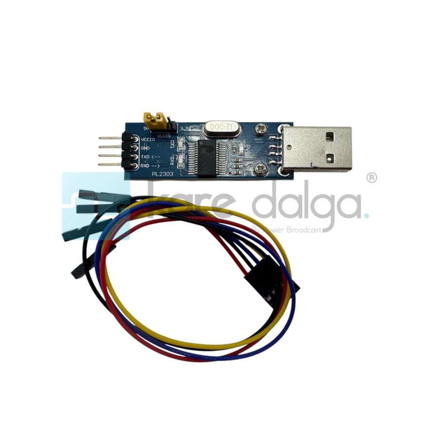  Waveshare PL2303TA USB to TTL UART Seri Dönüştürücü Modül – 3.3V / 5V Uyumlu