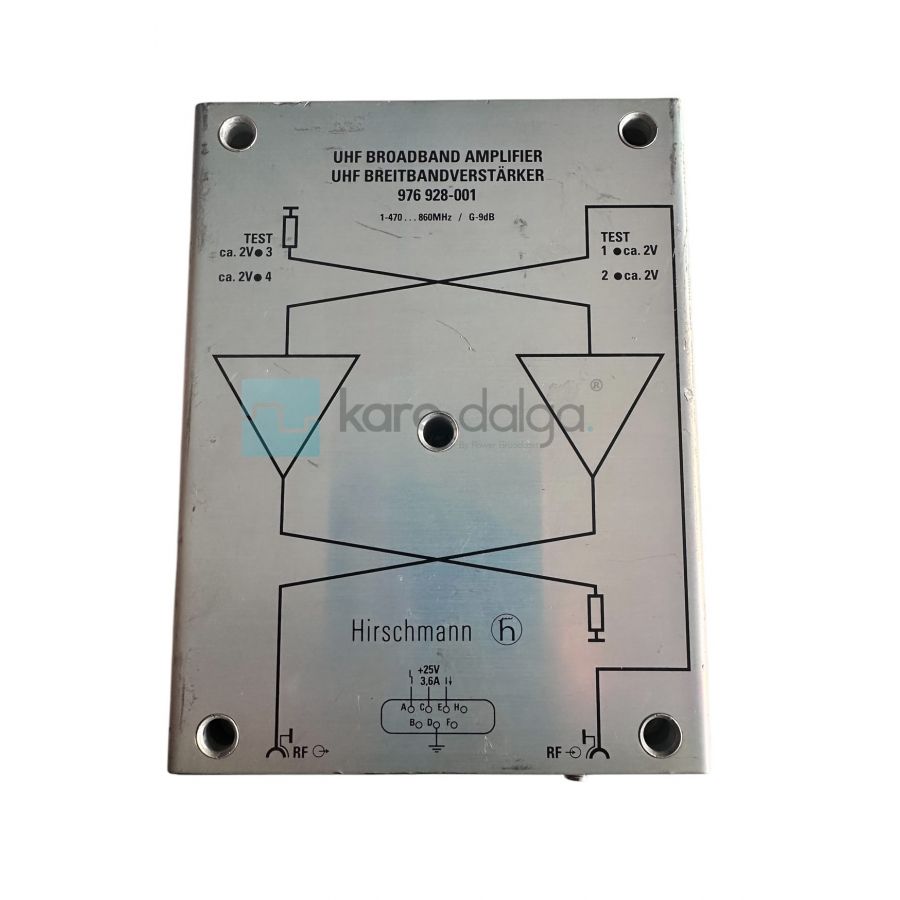Hirschmann 976 928-001 UHF Geniş Bant Amplifikatörü