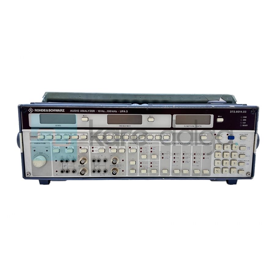 Rohde & Schwarz UPA 3 10 Hz - 100 kHz Audio Analizör