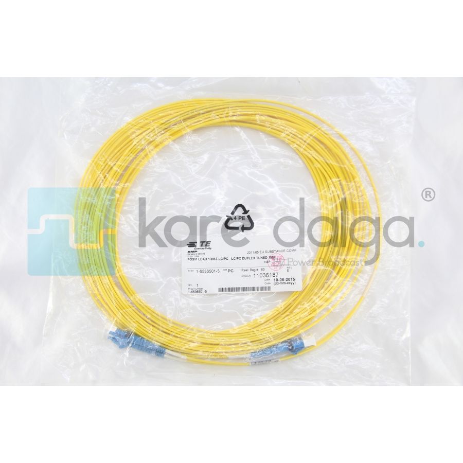 TE Connectivity LC/PC-LC/PC Duplex 15 Metre Fiber Patch Kablo
