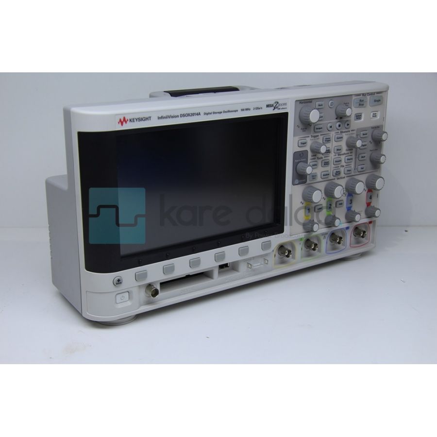 Keysight DSOX2014A 4 Channel Osiloskop, 100 MHz, 2 GSPS, 1 Mpts, 3.5 ns Os