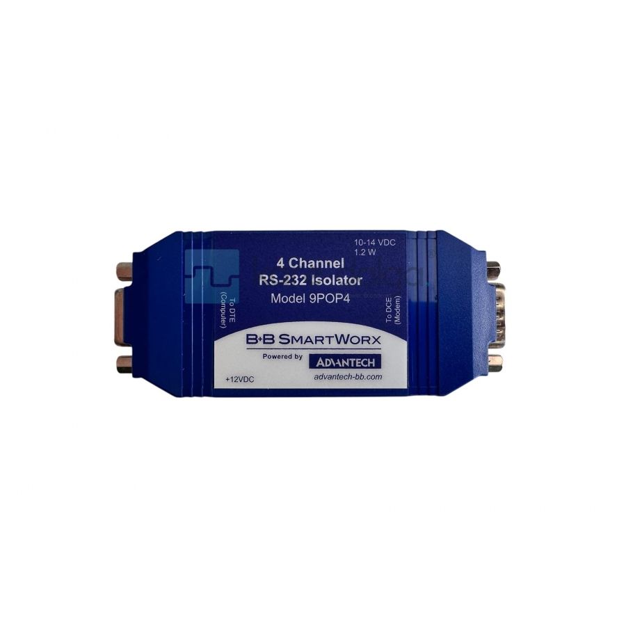 Advantech B+B Smartworx 9POP4 4 Kanallı RS-232 İzolatör