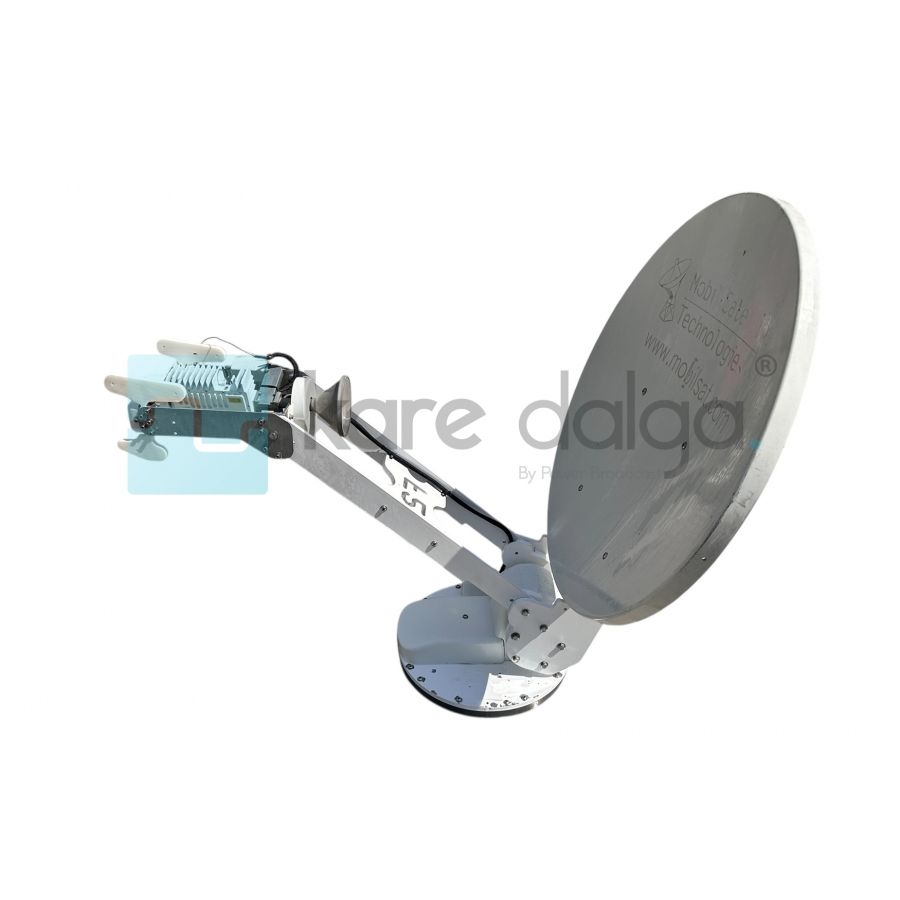 Mobilsat / MotoSAT DataStorm F2 – 0.98m Katlanabilir Ku-Band Otomatik Yön Bulma Uydu Anteni