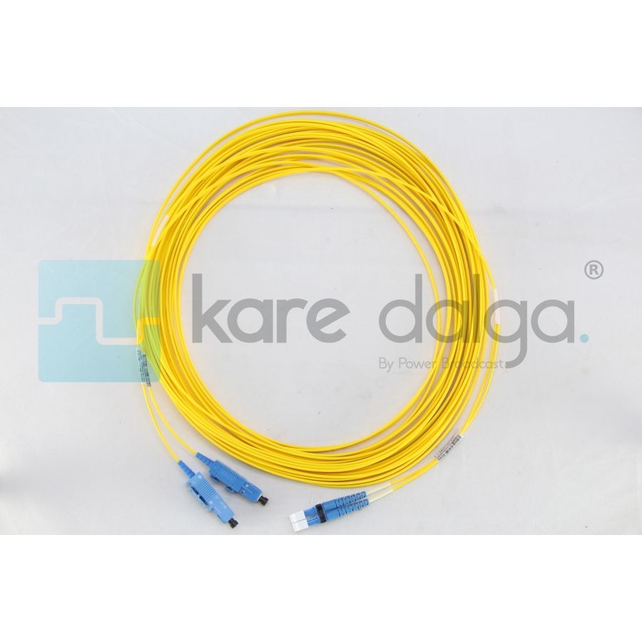 TE Connectivity LC/PC-SC/PC Duplex 15 Metre Fiber Patch Kablo