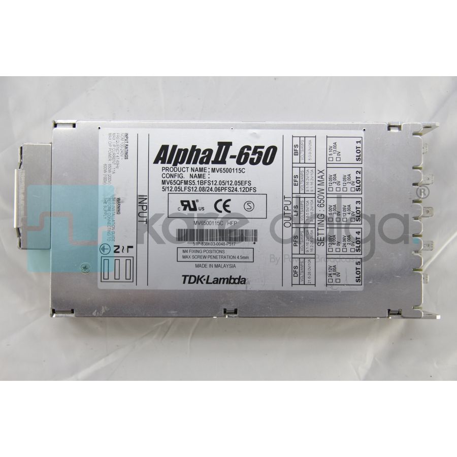 TDK-Lambda Alpha II-650 MV6500115C Güç Kaynağı