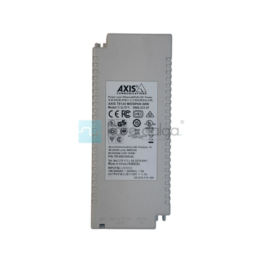Axis T8134 (5900-331-01) 60W High PoE Midspan Injector