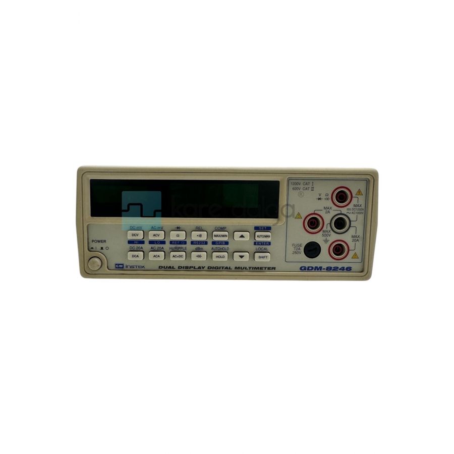 GW İnstek GDM-8246 Çift Ekranlı Dijital Multimetre