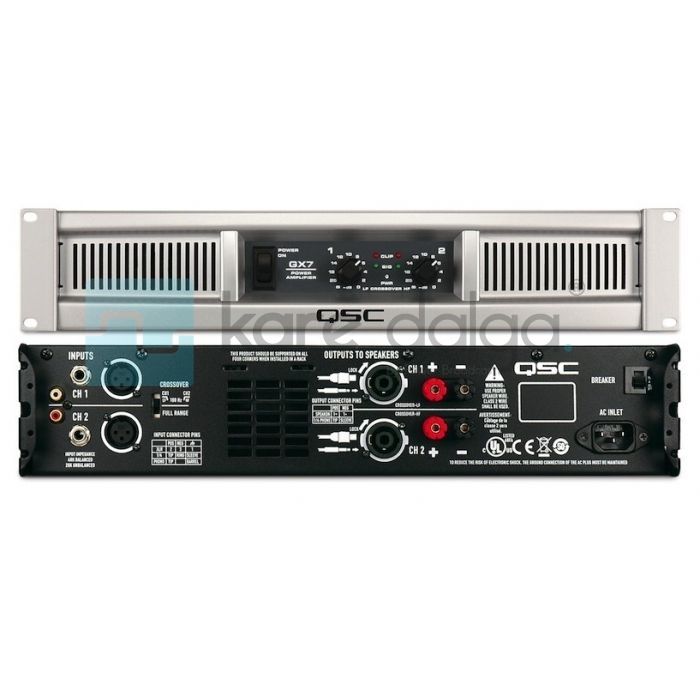 QSC GX7 1200 Watt 2 Kanal Profesyonel Power Amplifier