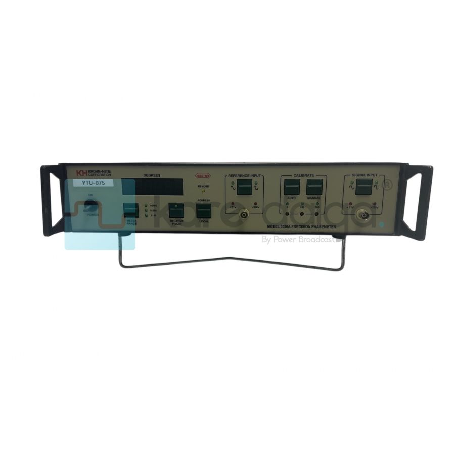 Krohn-Hite 6620A Yüksek Hassasiyetli Faz Ölçüm Cihazı – 10 Hz–10 MHz, 0.01° Çözünürlük, ±180° Göstergeli