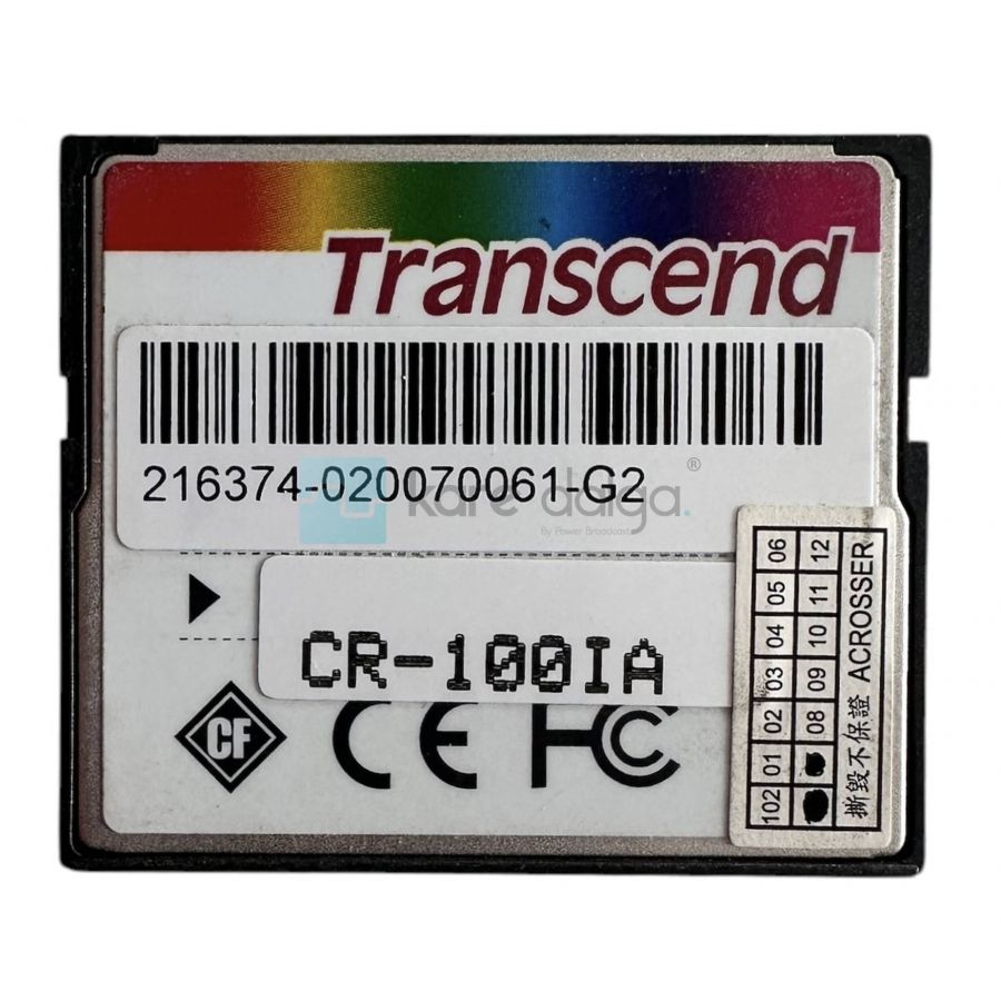 Transcend CF170 4GB 100MB/s Compact Flash Card