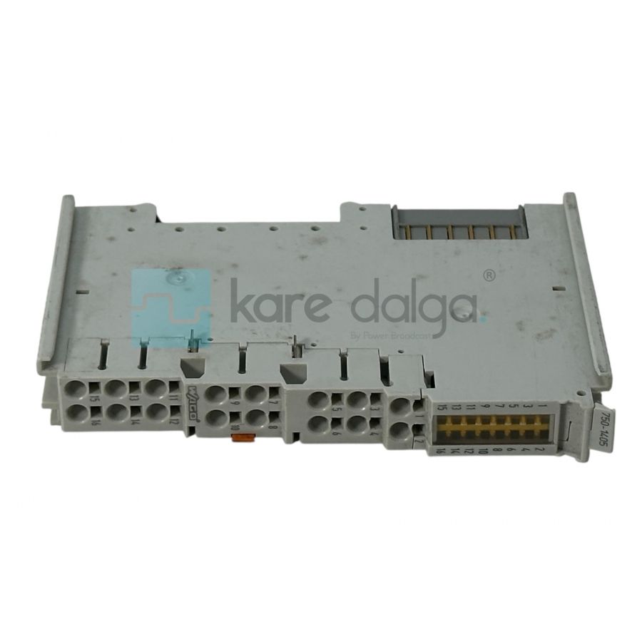 WAGO 750-1405 – 16 Kanal Dijital Giriş Modülü (24 V DC)