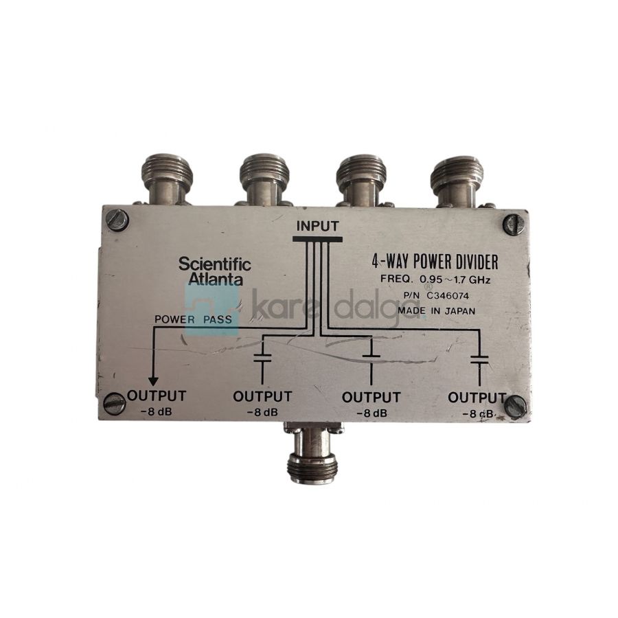 Scientific Atlanta 4-Way Power Divider 0.95-1.7GHz C346074