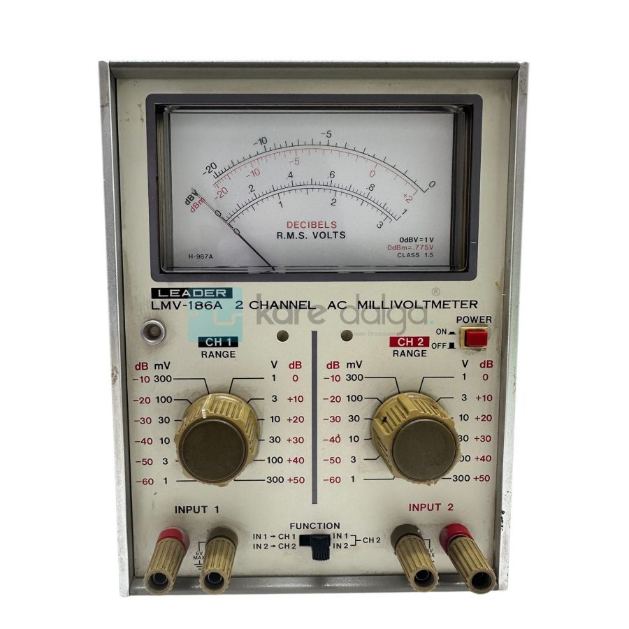 Leader LMV-186A Two Channel AC Milivoltmetre