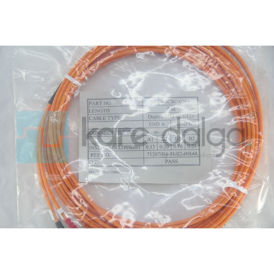 Assmann WSW DK-2622-05 SC-SC Duplex 5 Metre Fiber Patch Kablo