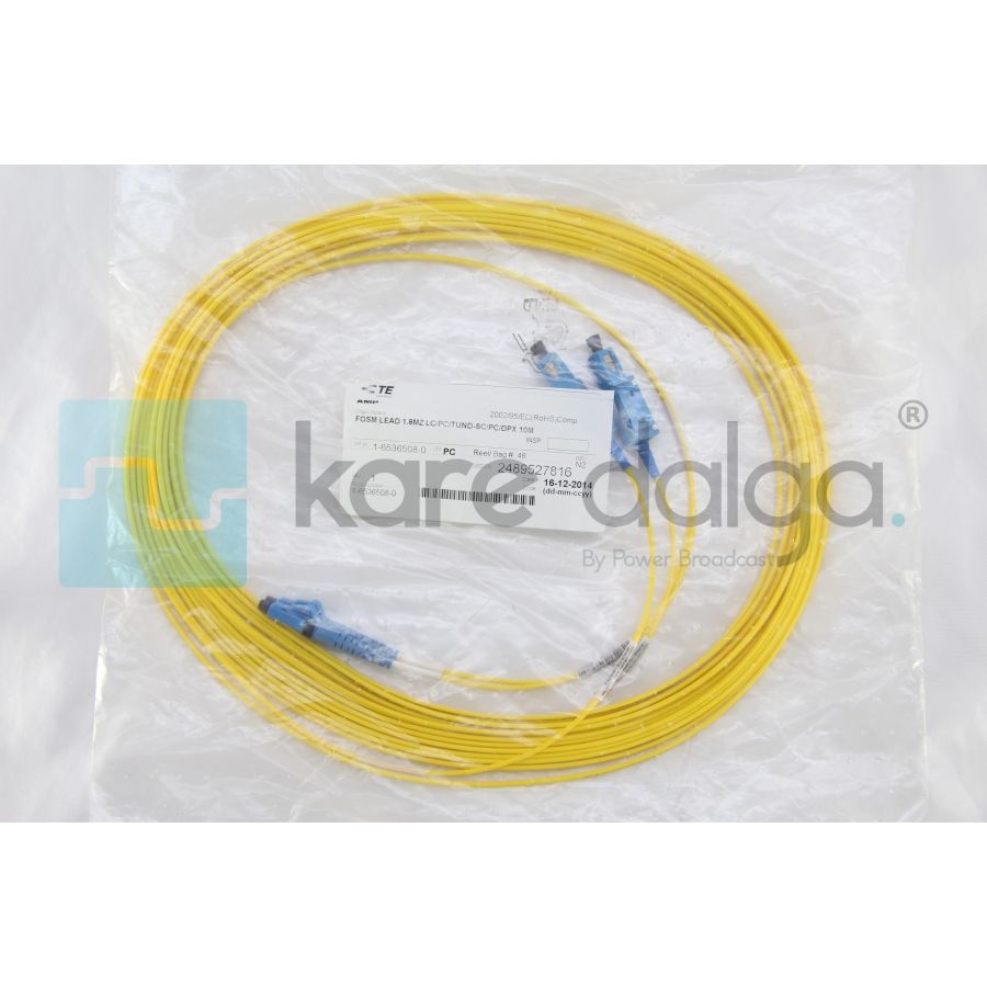 TE Connectivity LC/PC/TUND-SC/PC/DPX  Duplex 10 Metre Fiber Patch Kablo