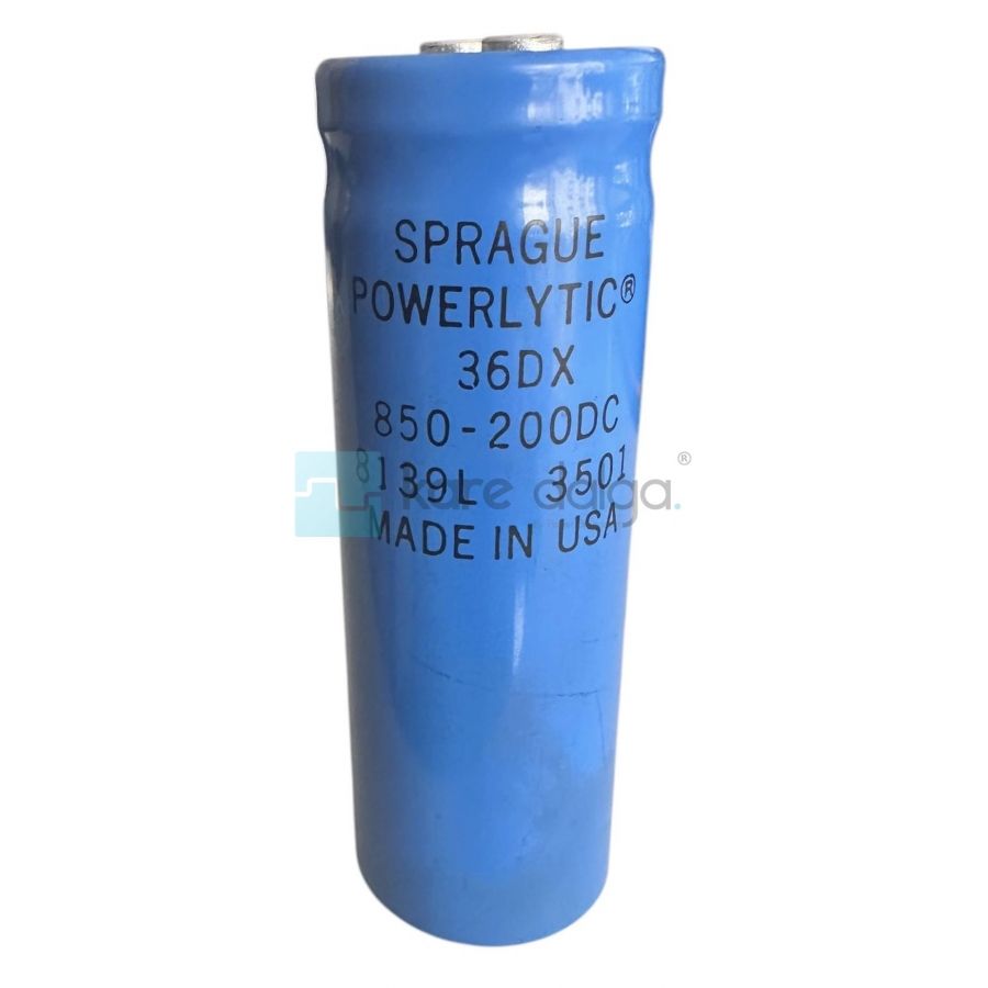 Sprague Powerlytic 36DX 8139L-3501 850uF 200VDC Kondansatör