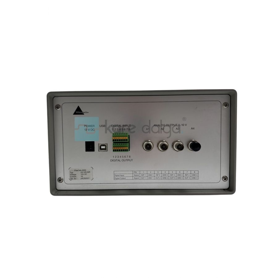 Mikropac Plascalc-2000-UV/VIS/NIR Plazma Monitörü ve Proses Kontrol Sistemi